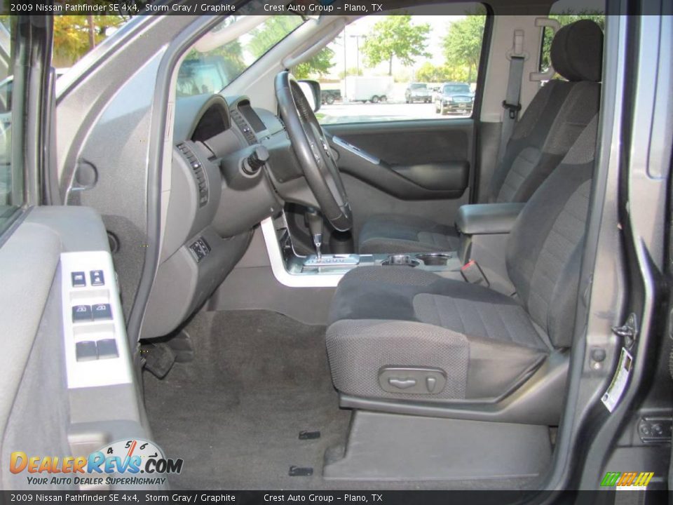 2009 Nissan Pathfinder SE 4x4 Storm Gray / Graphite Photo #8