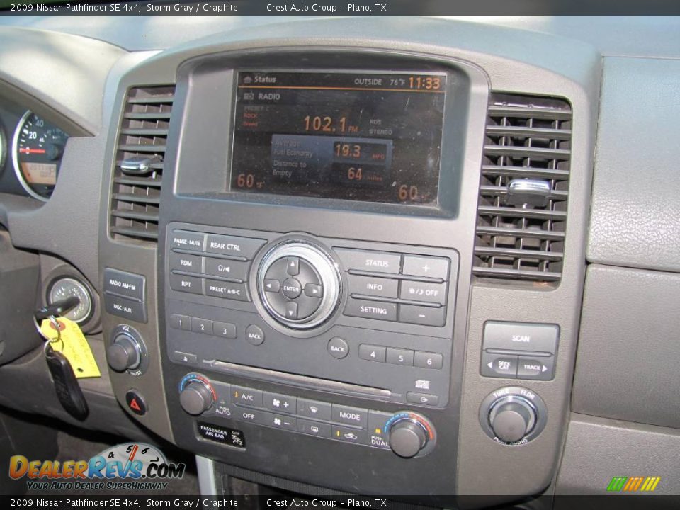 2009 Nissan Pathfinder SE 4x4 Storm Gray / Graphite Photo #14