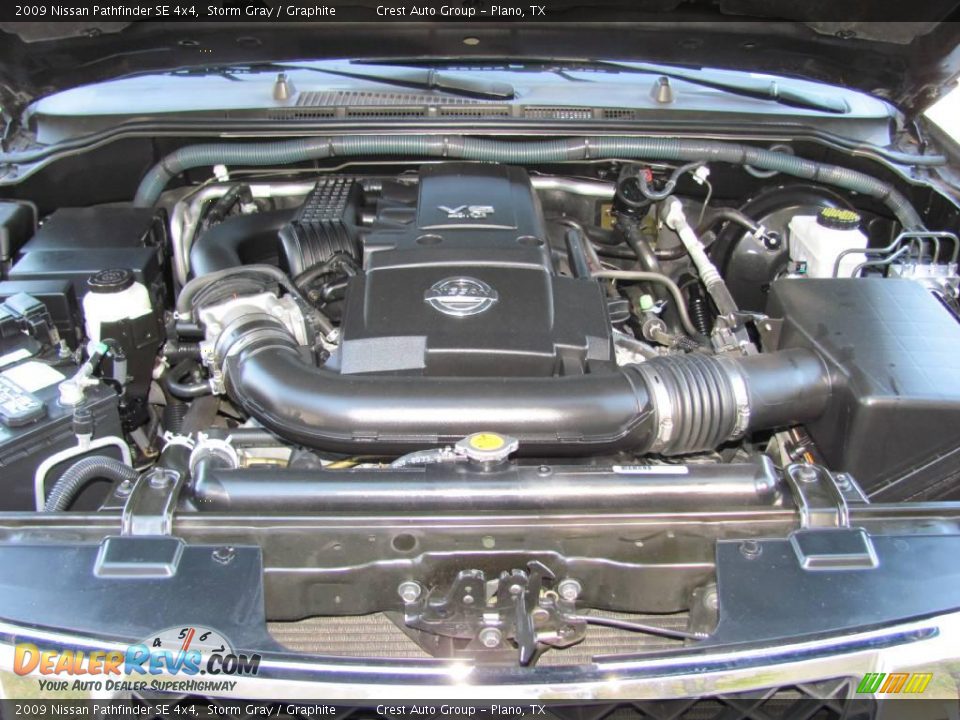 2009 Nissan Pathfinder SE 4x4 Storm Gray / Graphite Photo #17