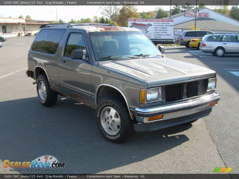 1990 GMC Jimmy S15 4x4 Gray Metallic / Pewter Photo #2