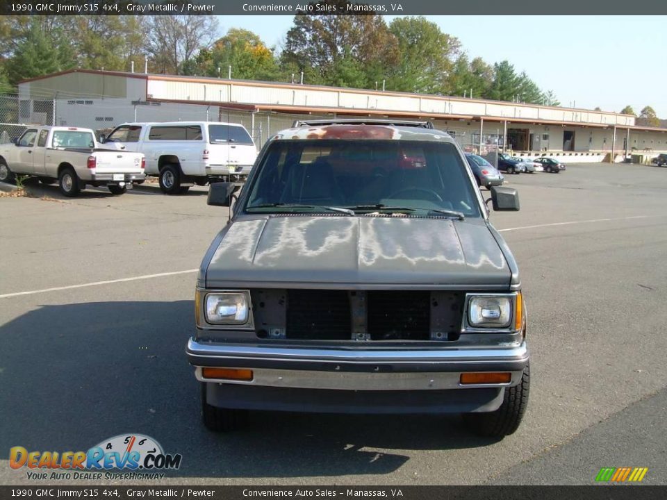 1990 GMC Jimmy S15 4x4 Gray Metallic / Pewter Photo #3