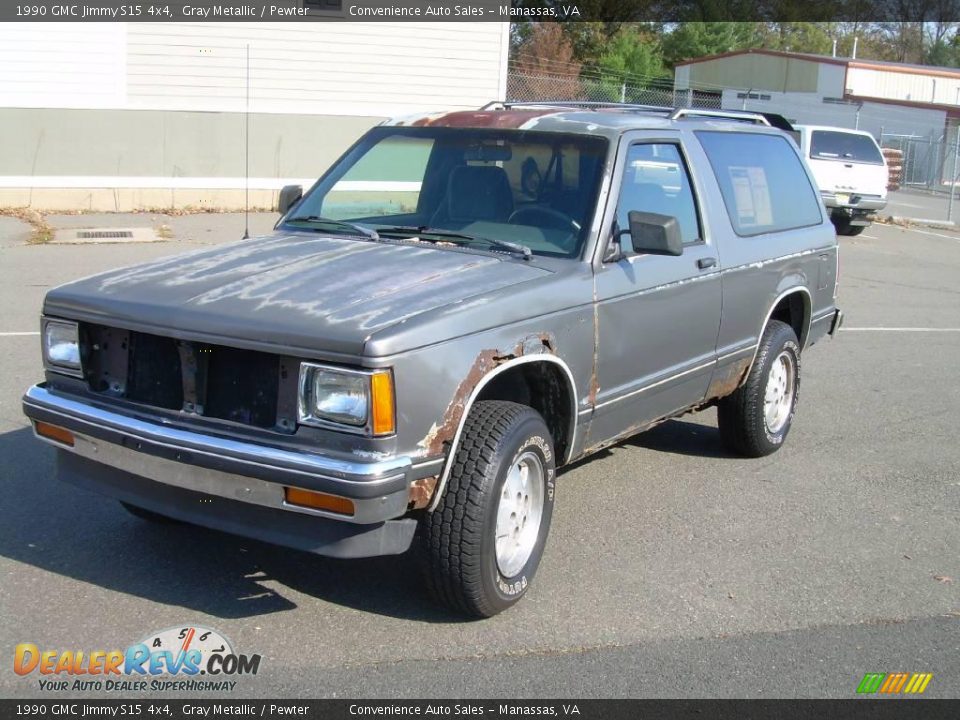 1990 GMC Jimmy S15 4x4 Gray Metallic / Pewter Photo #4