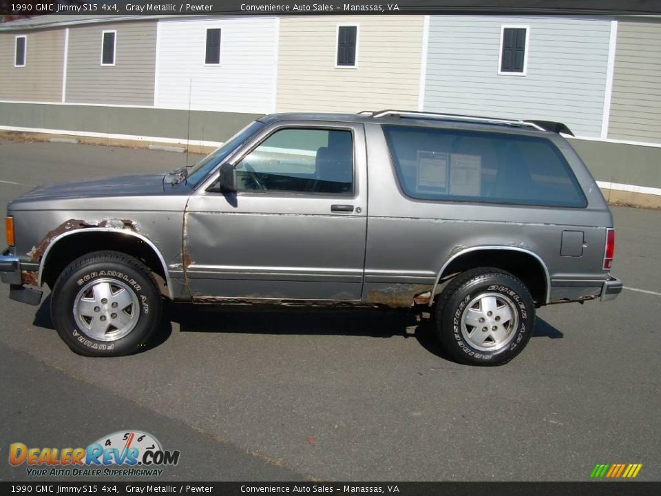 1990 GMC Jimmy S15 4x4 Gray Metallic / Pewter Photo #5