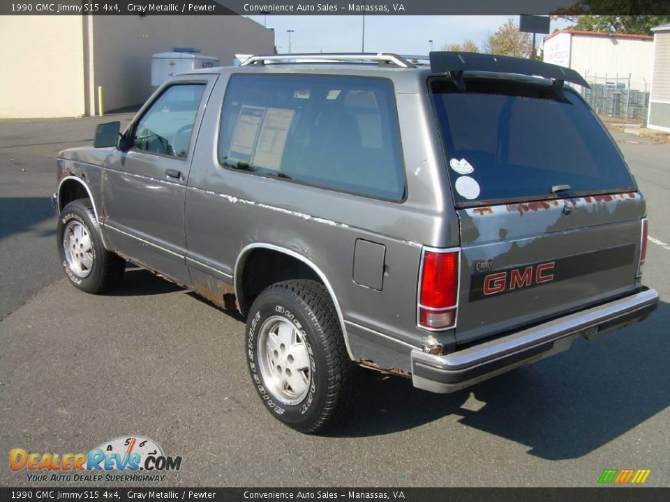 1990 GMC Jimmy S15 4x4 Gray Metallic / Pewter Photo #6