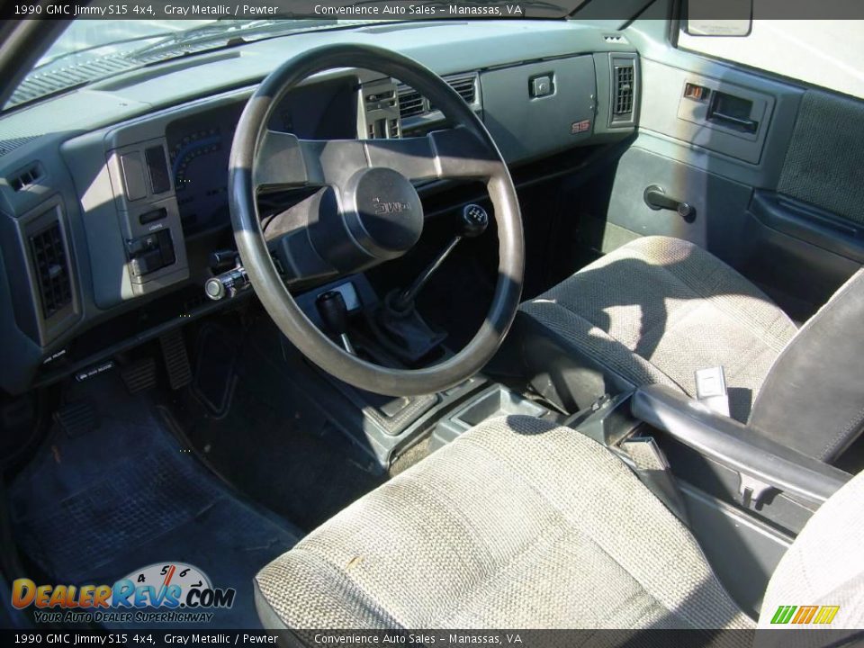 1990 GMC Jimmy S15 4x4 Gray Metallic / Pewter Photo #10