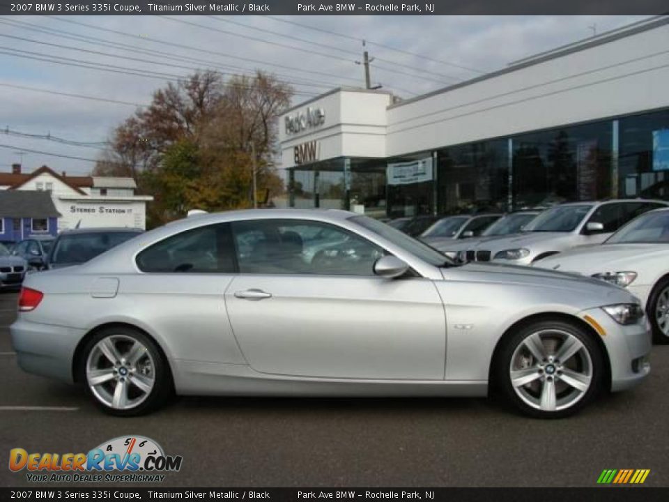 2007 BMW 3 Series 335i Coupe Titanium Silver Metallic / Black Photo #1