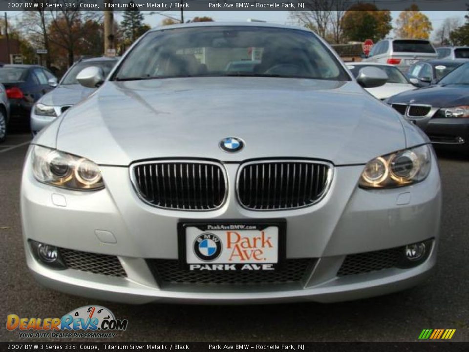 2007 BMW 3 Series 335i Coupe Titanium Silver Metallic / Black Photo #3