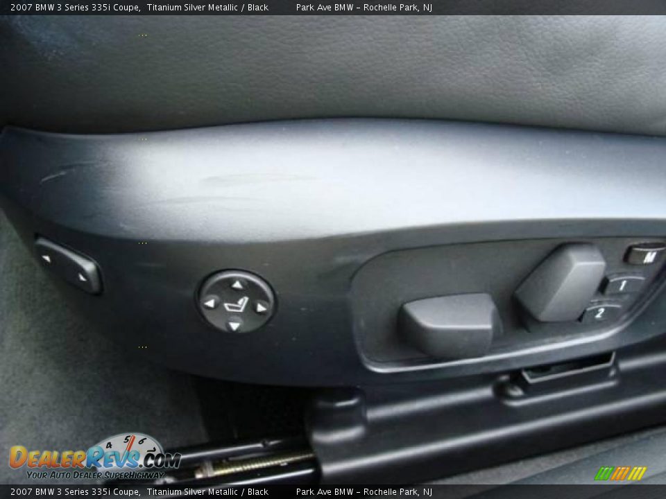 2007 BMW 3 Series 335i Coupe Titanium Silver Metallic / Black Photo #11