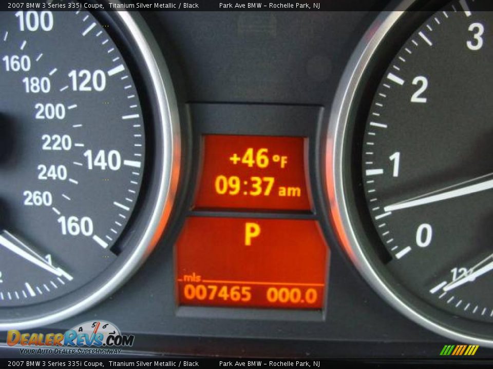 2007 BMW 3 Series 335i Coupe Titanium Silver Metallic / Black Photo #14