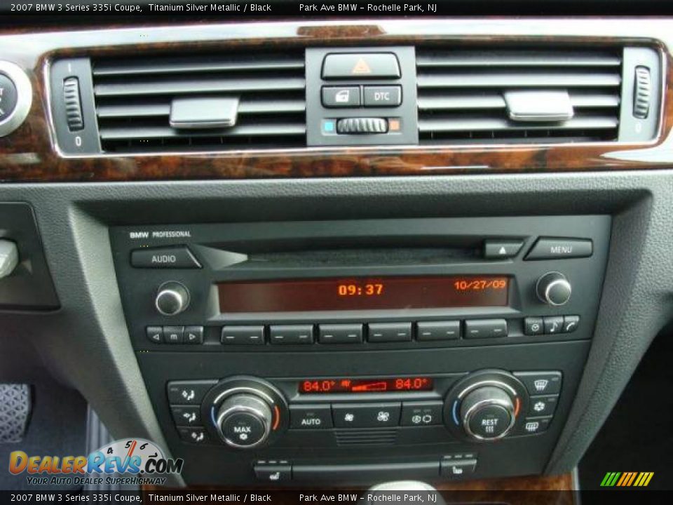 2007 BMW 3 Series 335i Coupe Titanium Silver Metallic / Black Photo #15