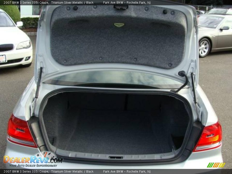 2007 BMW 3 Series 335i Coupe Titanium Silver Metallic / Black Photo #18