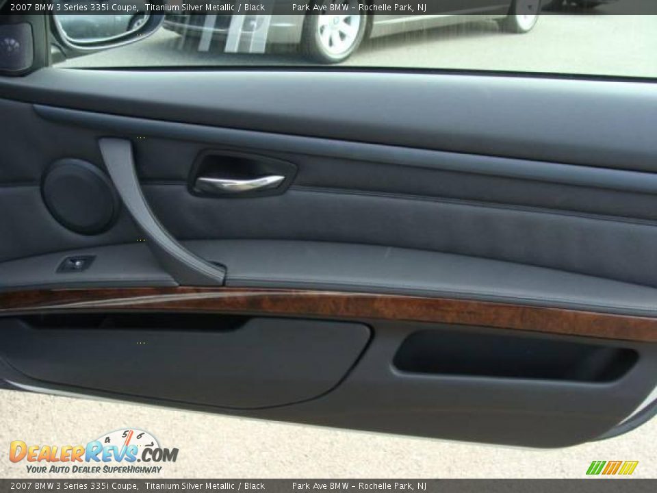2007 BMW 3 Series 335i Coupe Titanium Silver Metallic / Black Photo #19