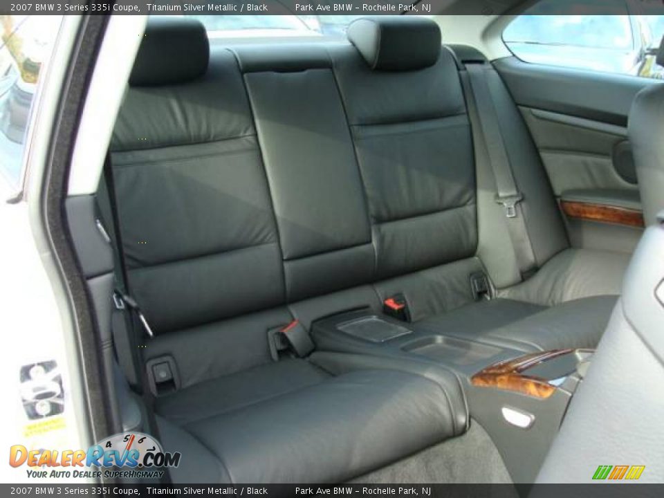 2007 BMW 3 Series 335i Coupe Titanium Silver Metallic / Black Photo #21