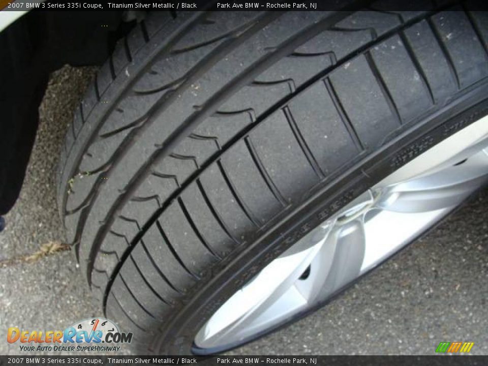 2007 BMW 3 Series 335i Coupe Titanium Silver Metallic / Black Photo #23