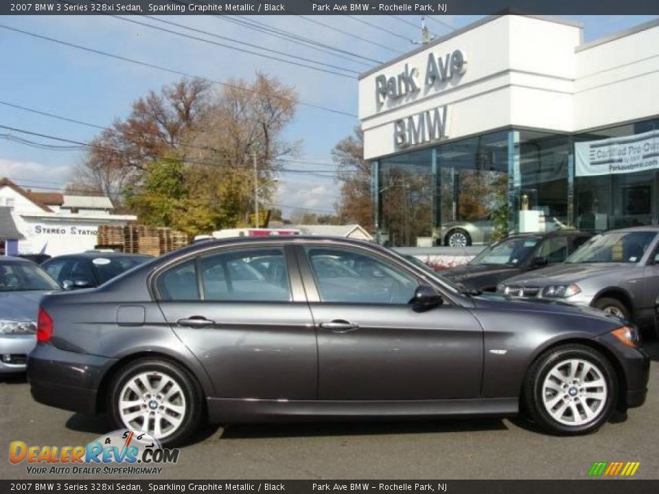 2007 BMW 3 Series 328xi Sedan Sparkling Graphite Metallic / Black Photo #1
