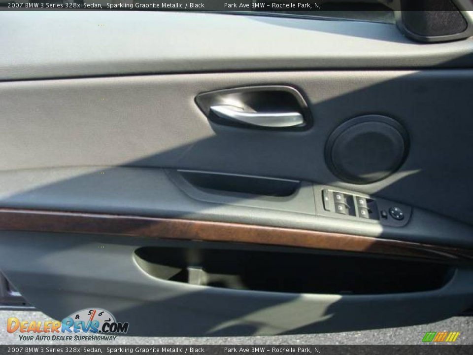 2007 BMW 3 Series 328xi Sedan Sparkling Graphite Metallic / Black Photo #9