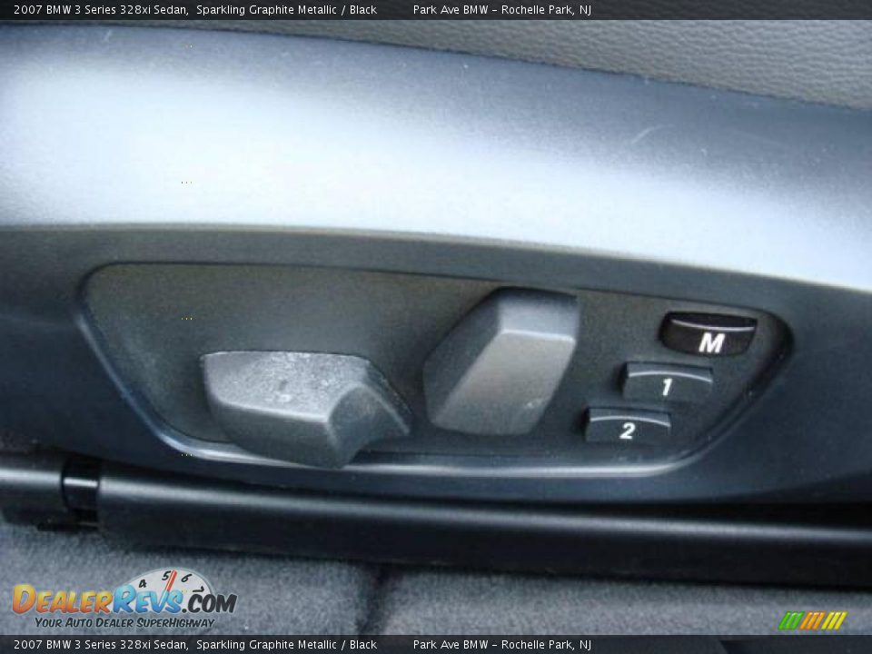 2007 BMW 3 Series 328xi Sedan Sparkling Graphite Metallic / Black Photo #11