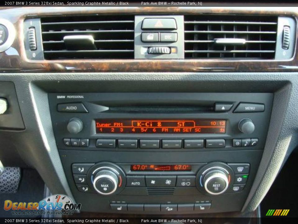 2007 BMW 3 Series 328xi Sedan Sparkling Graphite Metallic / Black Photo #15