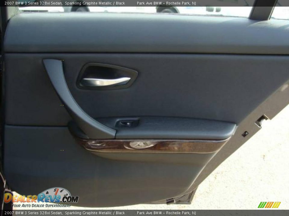 2007 BMW 3 Series 328xi Sedan Sparkling Graphite Metallic / Black Photo #19