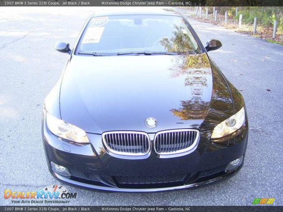 2007 BMW 3 Series 328i Coupe Jet Black / Black Photo #1