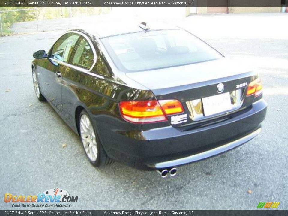 2007 BMW 3 Series 328i Coupe Jet Black / Black Photo #2