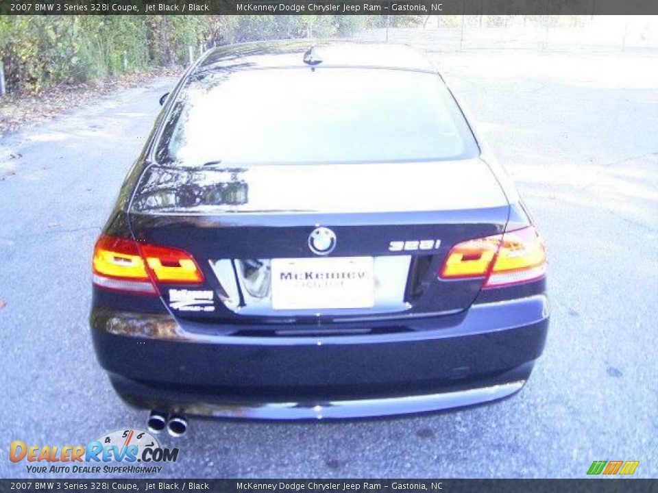 2007 BMW 3 Series 328i Coupe Jet Black / Black Photo #3