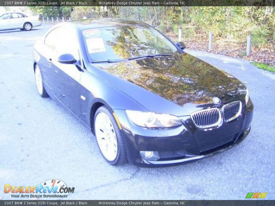 2007 BMW 3 Series 328i Coupe Jet Black / Black Photo #5