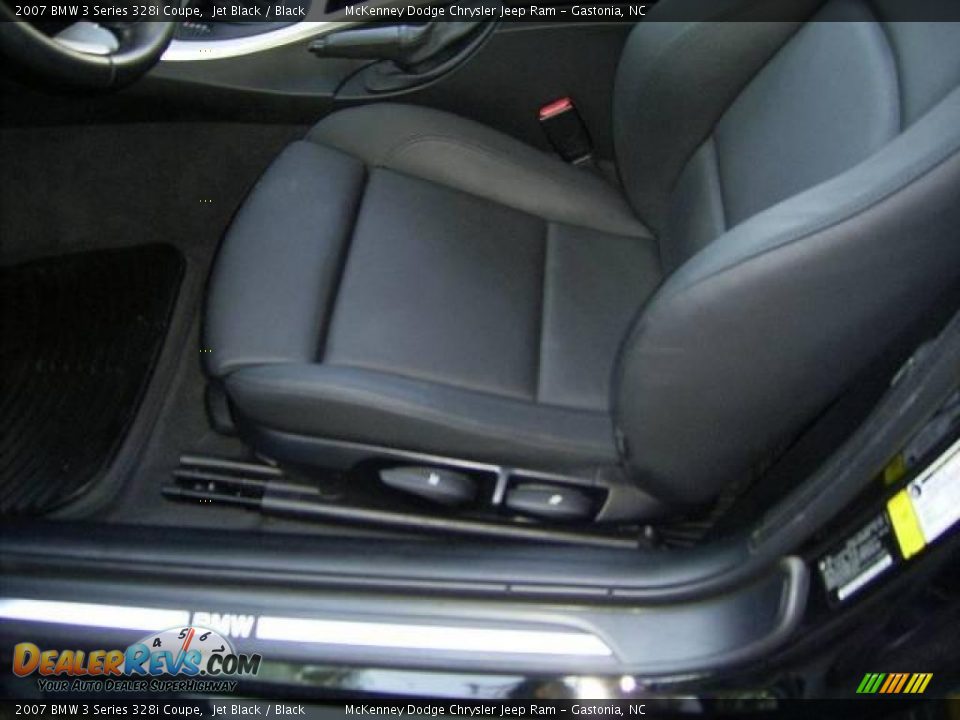 2007 BMW 3 Series 328i Coupe Jet Black / Black Photo #8