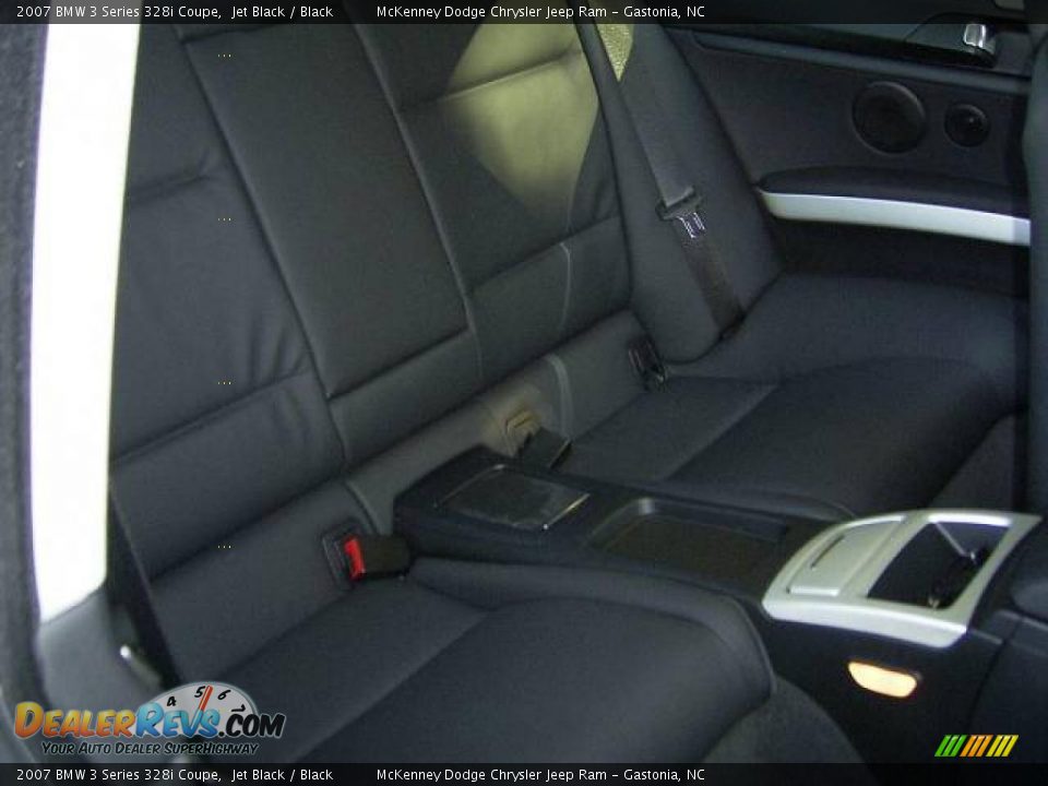 2007 BMW 3 Series 328i Coupe Jet Black / Black Photo #15