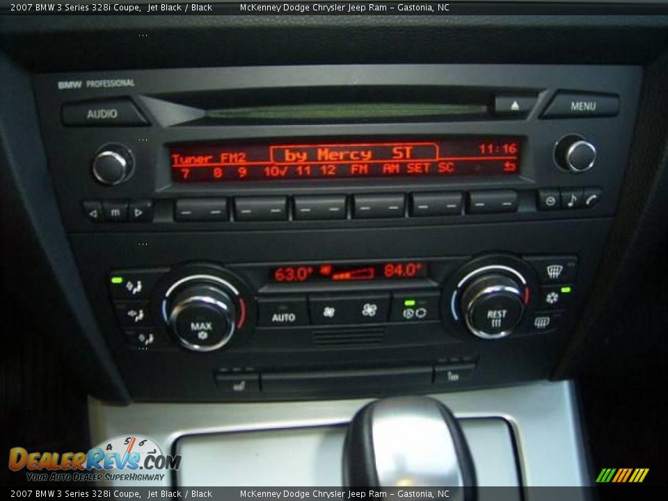 2007 BMW 3 Series 328i Coupe Jet Black / Black Photo #23