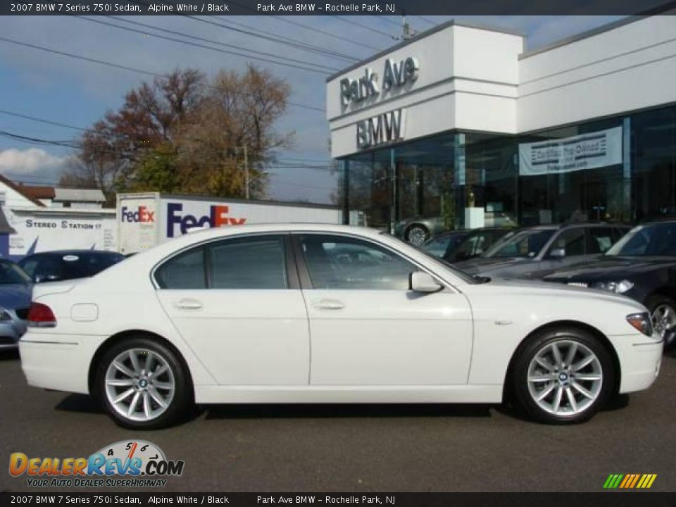 2007 BMW 7 Series 750i Sedan Alpine White / Black Photo #1