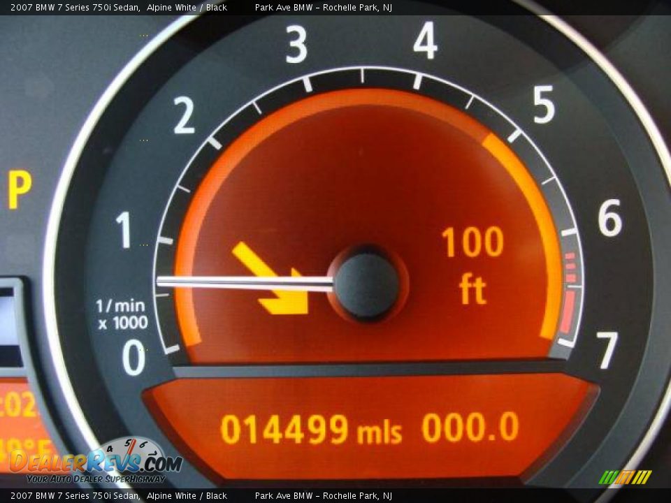 2007 BMW 7 Series 750i Sedan Alpine White / Black Photo #14