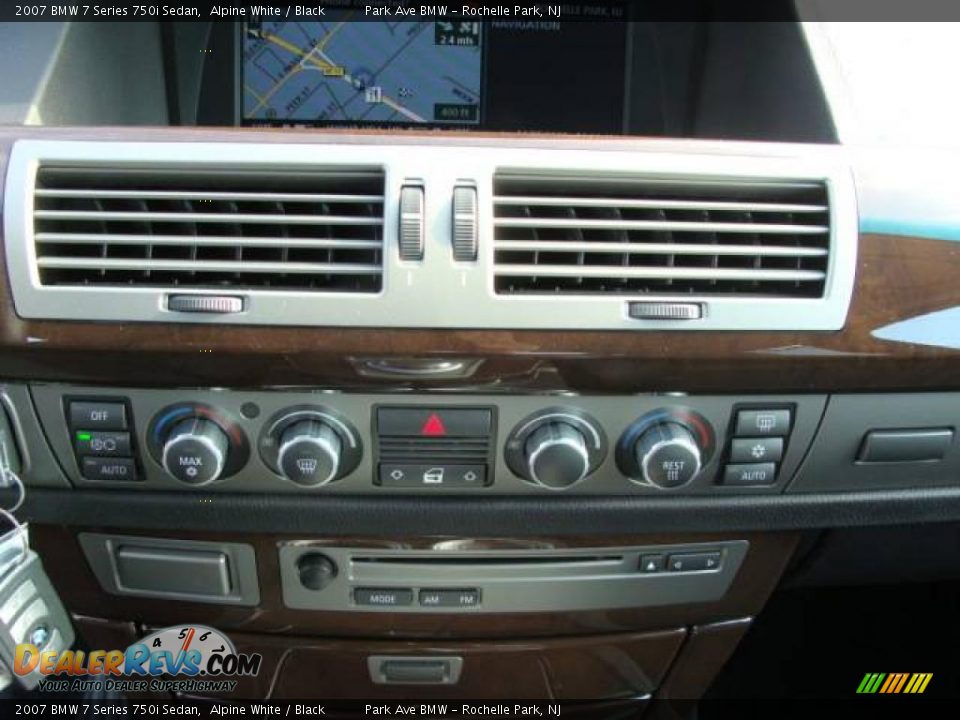 2007 BMW 7 Series 750i Sedan Alpine White / Black Photo #15