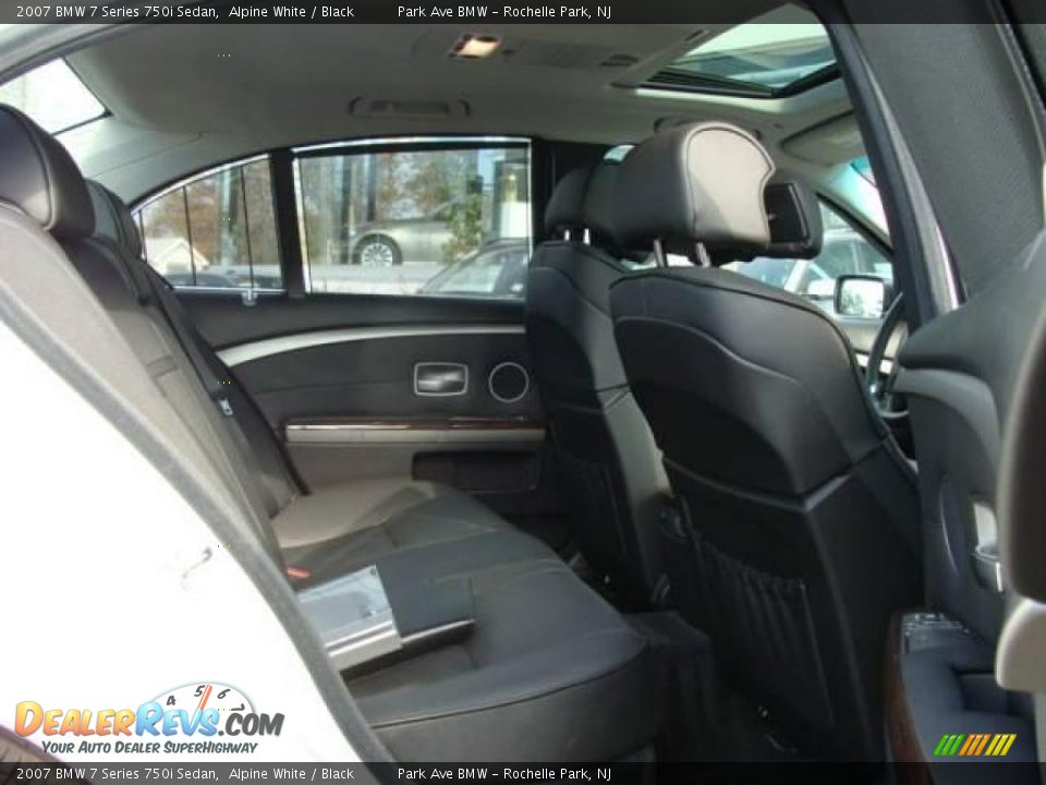 2007 BMW 7 Series 750i Sedan Alpine White / Black Photo #20