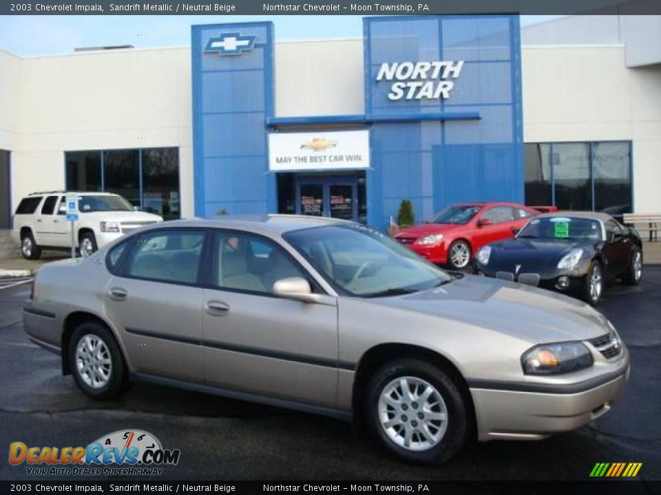 2003 Chevrolet Impala Sandrift Metallic / Neutral Beige Photo #1
