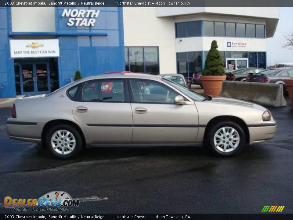 2003 Chevrolet Impala Sandrift Metallic / Neutral Beige Photo #2