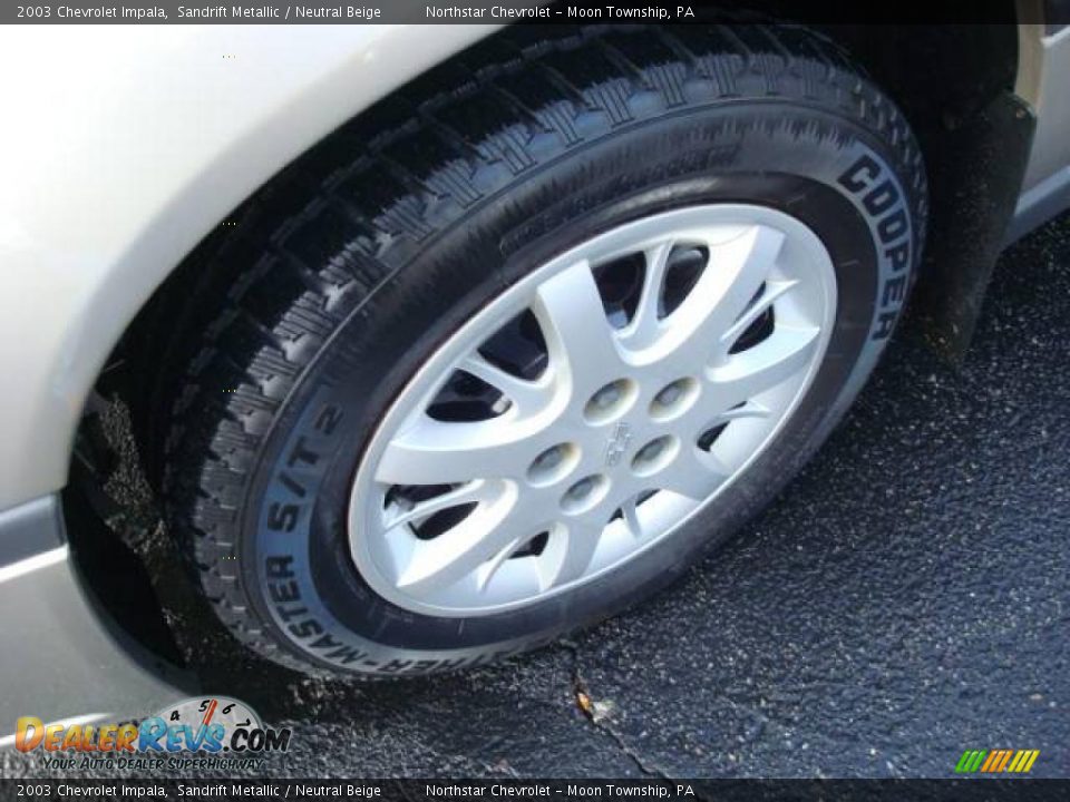 2003 Chevrolet Impala Sandrift Metallic / Neutral Beige Photo #9