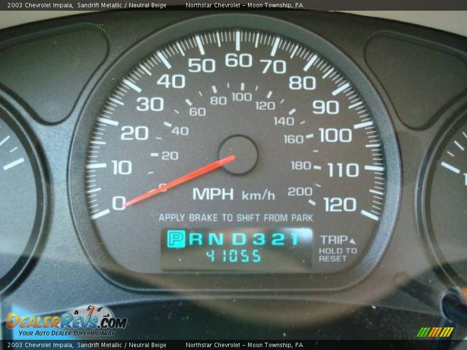 2003 Chevrolet Impala Sandrift Metallic / Neutral Beige Photo #20