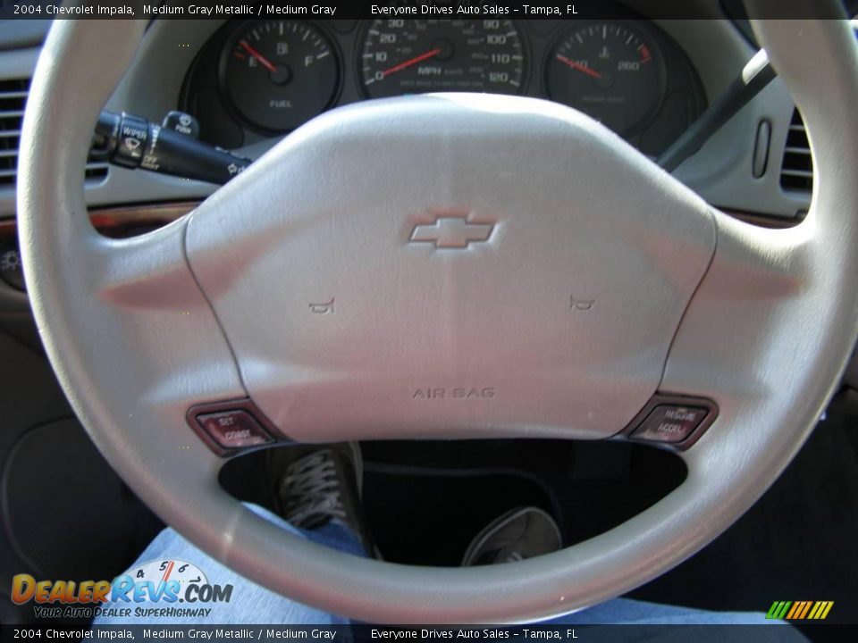 2004 Chevrolet Impala Medium Gray Metallic / Medium Gray Photo #22