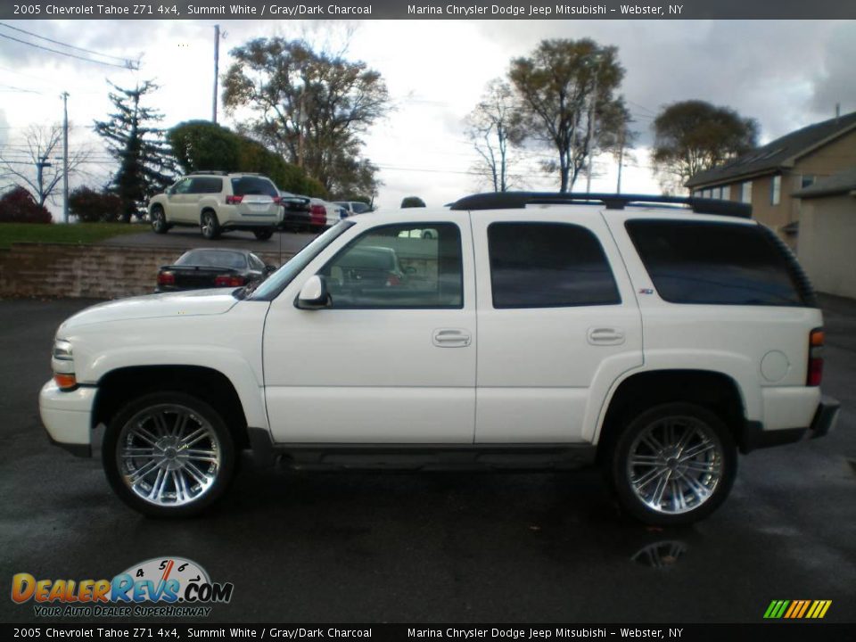 2005 Chevrolet Tahoe Z71 4x4 Summit White / Gray/Dark Charcoal Photo #9