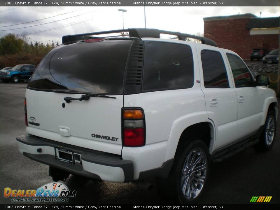 2005 Chevrolet Tahoe Z71 4x4 Summit White / Gray/Dark Charcoal Photo #12