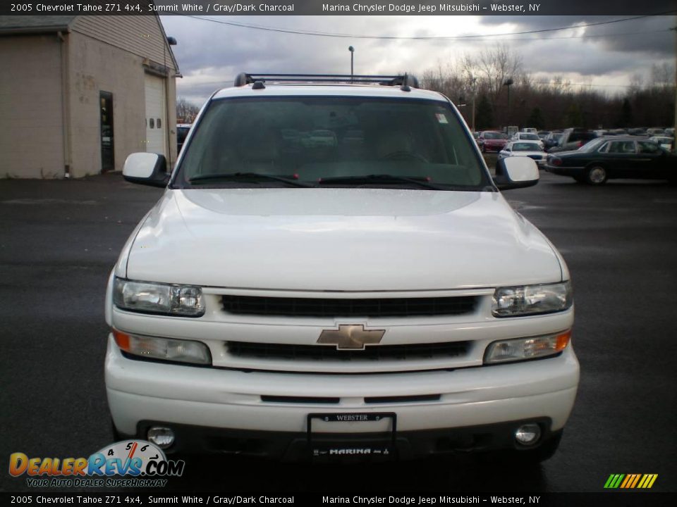 2005 Chevrolet Tahoe Z71 4x4 Summit White / Gray/Dark Charcoal Photo #15