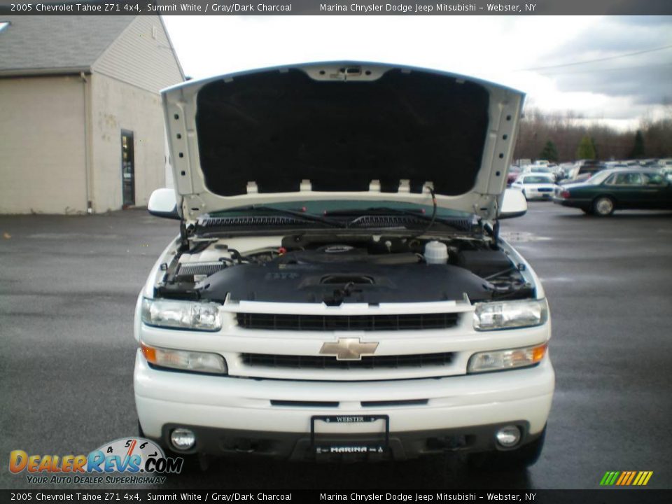 2005 Chevrolet Tahoe Z71 4x4 Summit White / Gray/Dark Charcoal Photo #16
