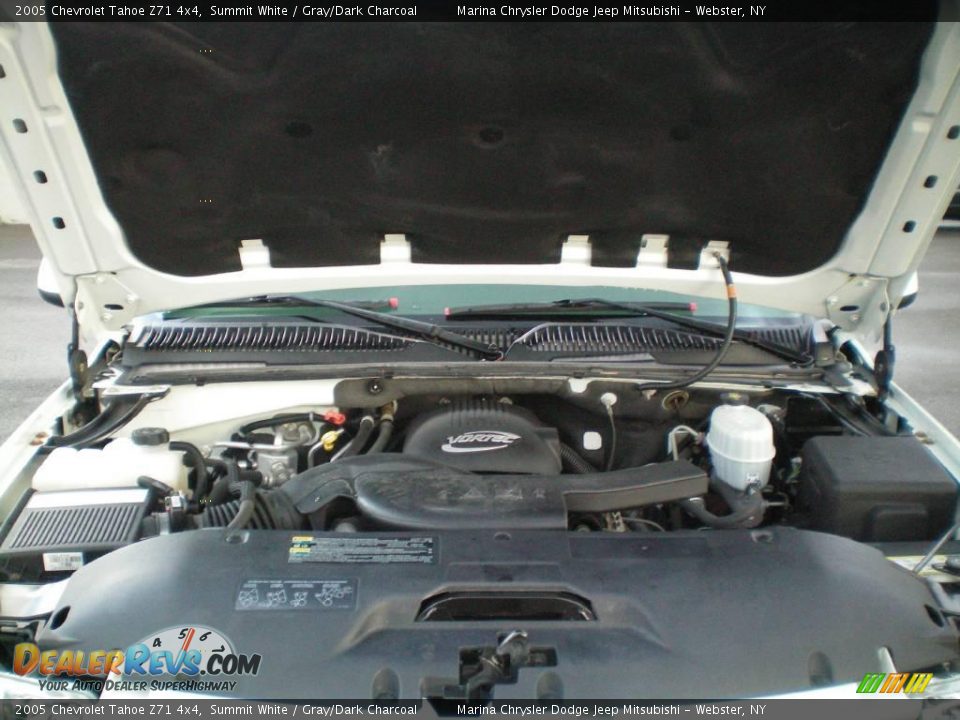 2005 Chevrolet Tahoe Z71 4x4 Summit White / Gray/Dark Charcoal Photo #17