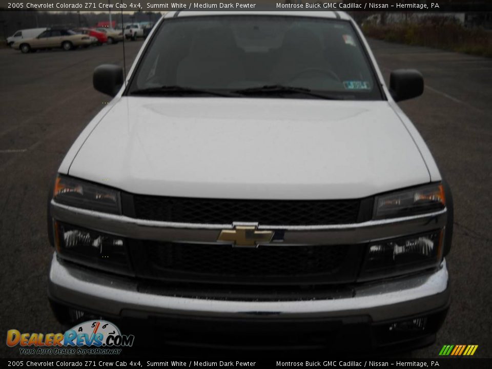 2005 Chevrolet Colorado Z71 Crew Cab 4x4 Summit White / Medium Dark Pewter Photo #22