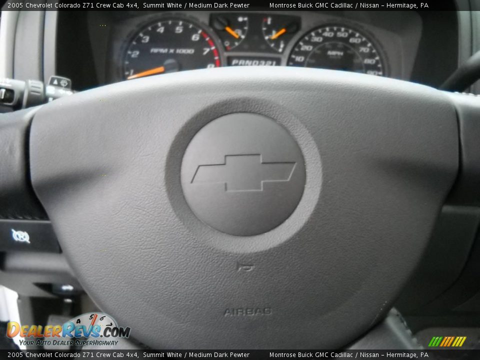 2005 Chevrolet Colorado Z71 Crew Cab 4x4 Summit White / Medium Dark Pewter Photo #29