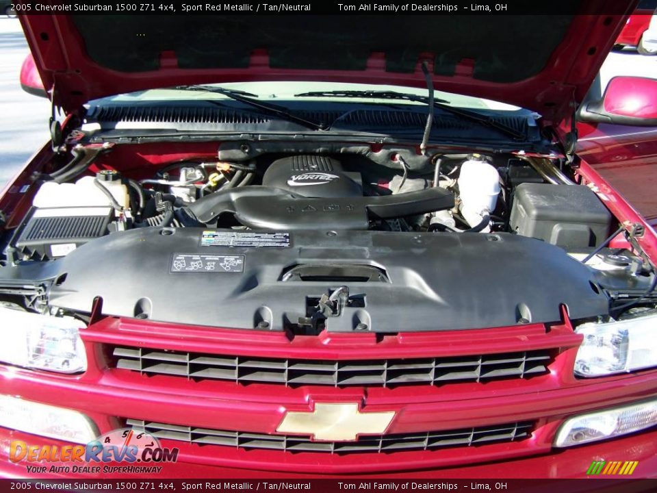 2005 Chevrolet Suburban 1500 Z71 4x4 Sport Red Metallic / Tan/Neutral Photo #17