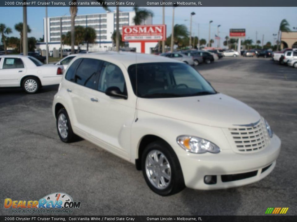 2008 Chrysler PT Cruiser Touring Cool Vanilla White / Pastel Slate Gray Photo #1