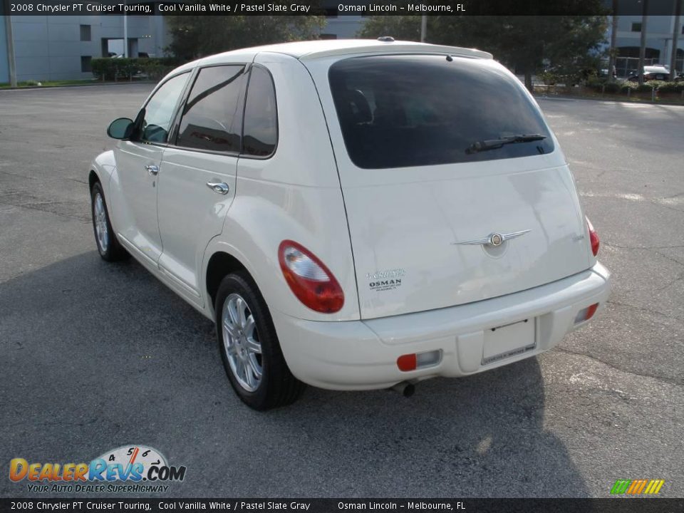 2008 Chrysler PT Cruiser Touring Cool Vanilla White / Pastel Slate Gray Photo #5