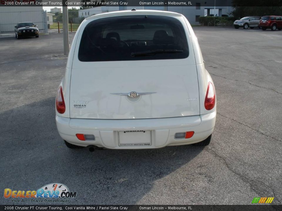 2008 Chrysler PT Cruiser Touring Cool Vanilla White / Pastel Slate Gray Photo #6